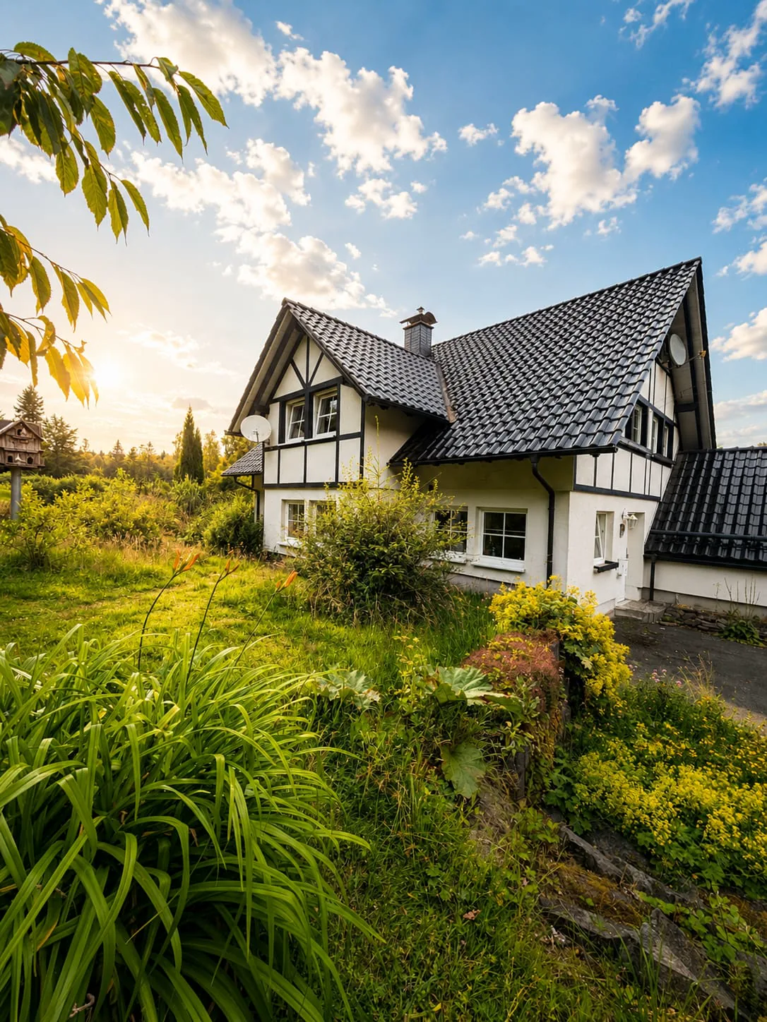 Das geplante Haus in Zinse